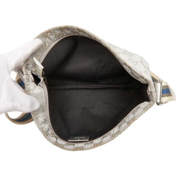 Web Strap Messenger Bag Gg Canvas Small #199496G53B - Picture 6 of 8